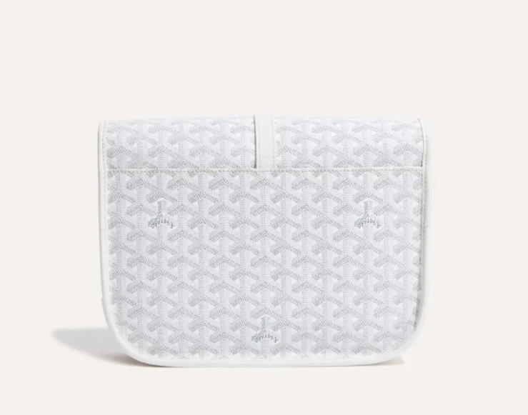 Goyard Belvédère MM Bag White