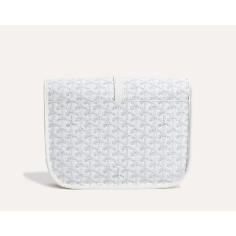 Goyard Belvédère MM Bag White