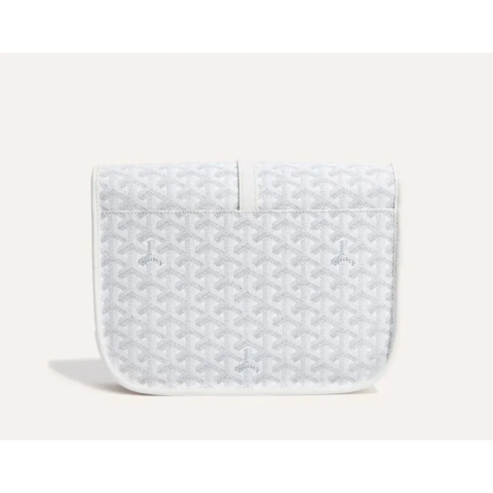 Goyard Belvédère MM Bag White