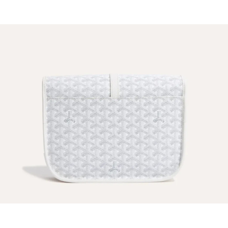 Goyard Belvédère MM Bag White