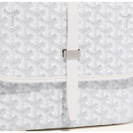 Goyard Belvédère MM Bag White