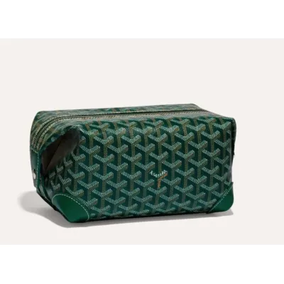 Goyard Boeing 25 Toilet Bag Green 01