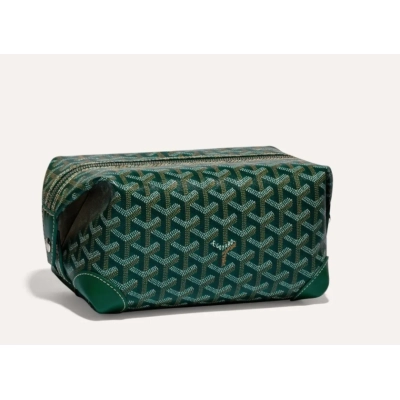 Goyard Boeing 25 Toilet Bag Green 01