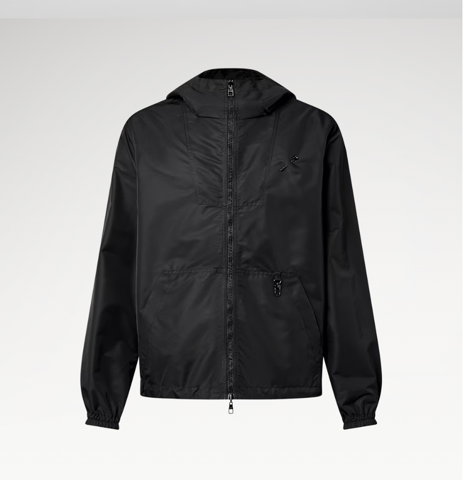 Monogram Reversible Nylon Windbreaker