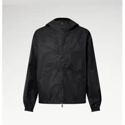 Monogram Reversible Nylon Windbreaker 02