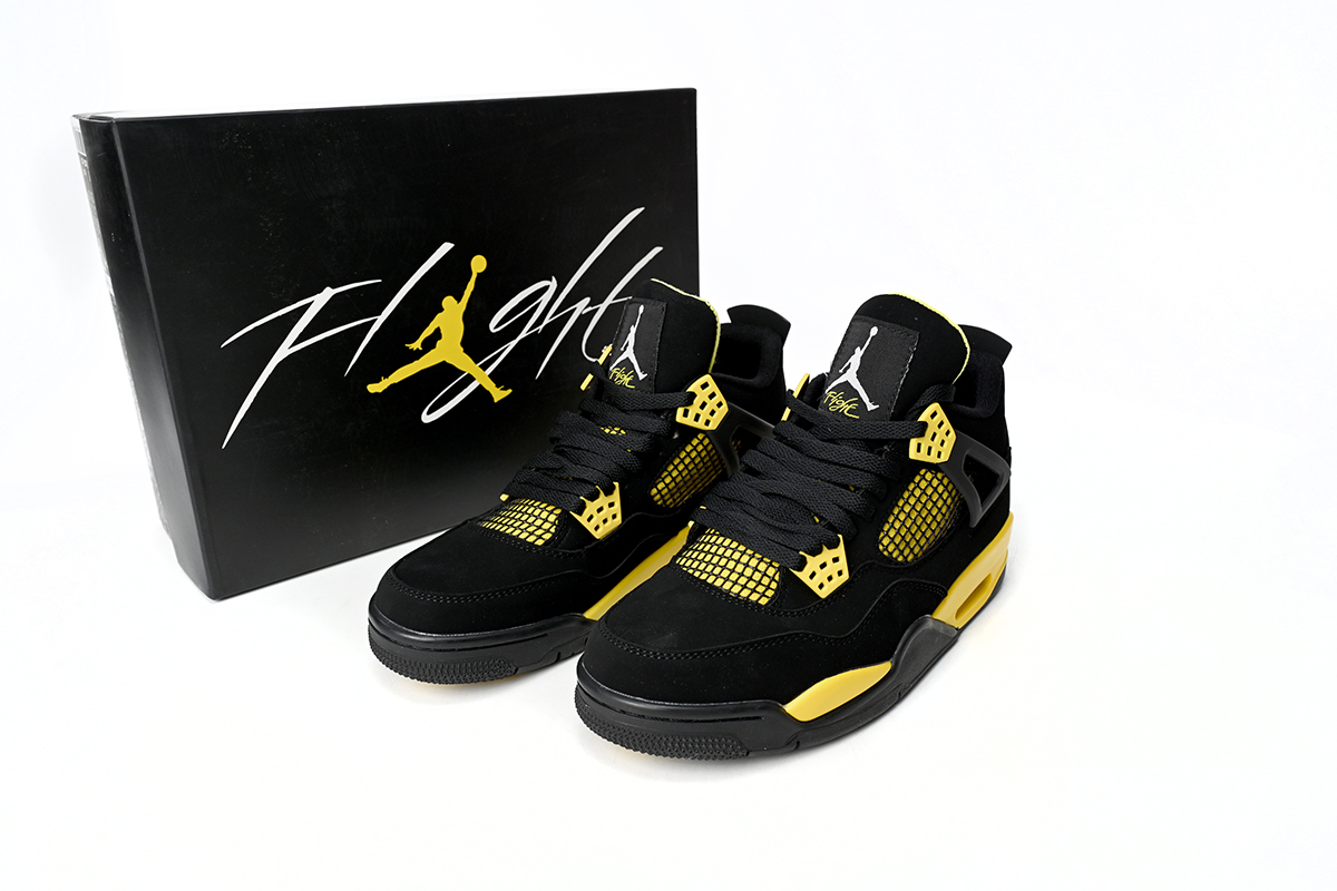 fake yellow jordan 4s