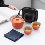 Ancient Pottery Travel Tea Set