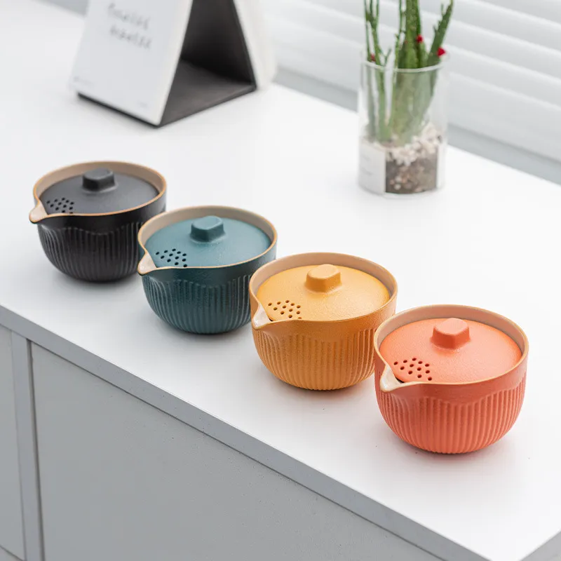 Ancient Pottery Travel Tea Set