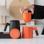 Ceramic Filter Tea Cup Tea Water Separation Cup