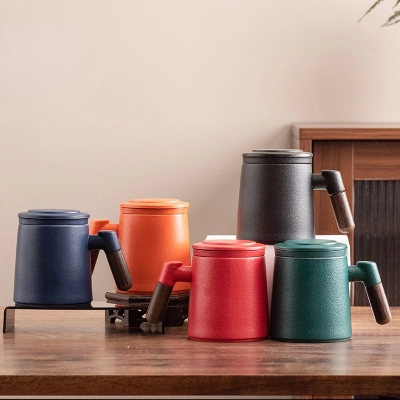Ceramic Filter Tea Cup Tea Water Separation Cup 2 02