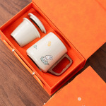Ceramic Mug Tea Water Separation Tea Cup 