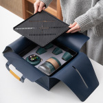 Glass Handbag Tea Tray Outdoor  Travel Tea Set