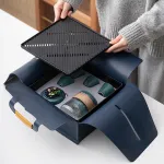 Glass Handbag Tea Tray Outdoor  Travel Tea Set
