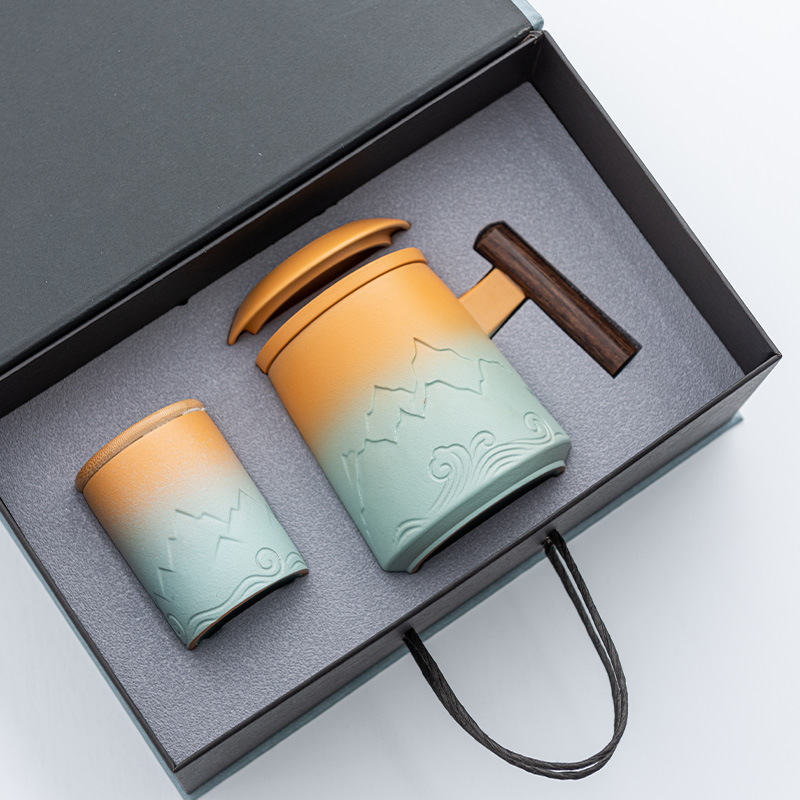 Gradient Color Tea Separation Cup