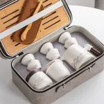 Chinese Style Ceramic Travel Tea Set