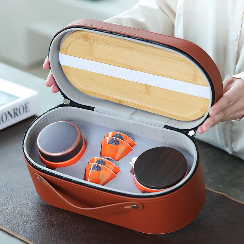 High-end Outdoor Portable Travel Tea Set
