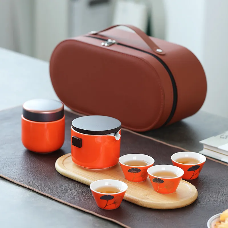 High-end Outdoor Portable Travel Tea Set