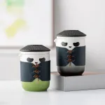 High-end Panda Kung Fu Travel Tea Set Portable