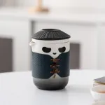 High-end Panda Kung Fu Travel Tea Set Portable