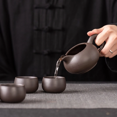 Chinese Teapot Set Ceramic Mini Kung Fu Tea Set 02