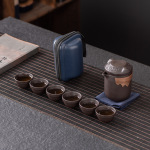 High-end Purple Sand Travel Tea Set Travel Portable