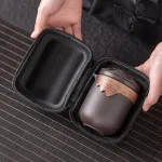 High-end Purple Sand Travel Tea Set Travel Portable