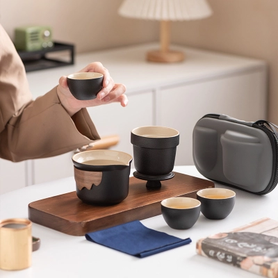 High-end Travel Tea Filter Outdoor Portable Set 02