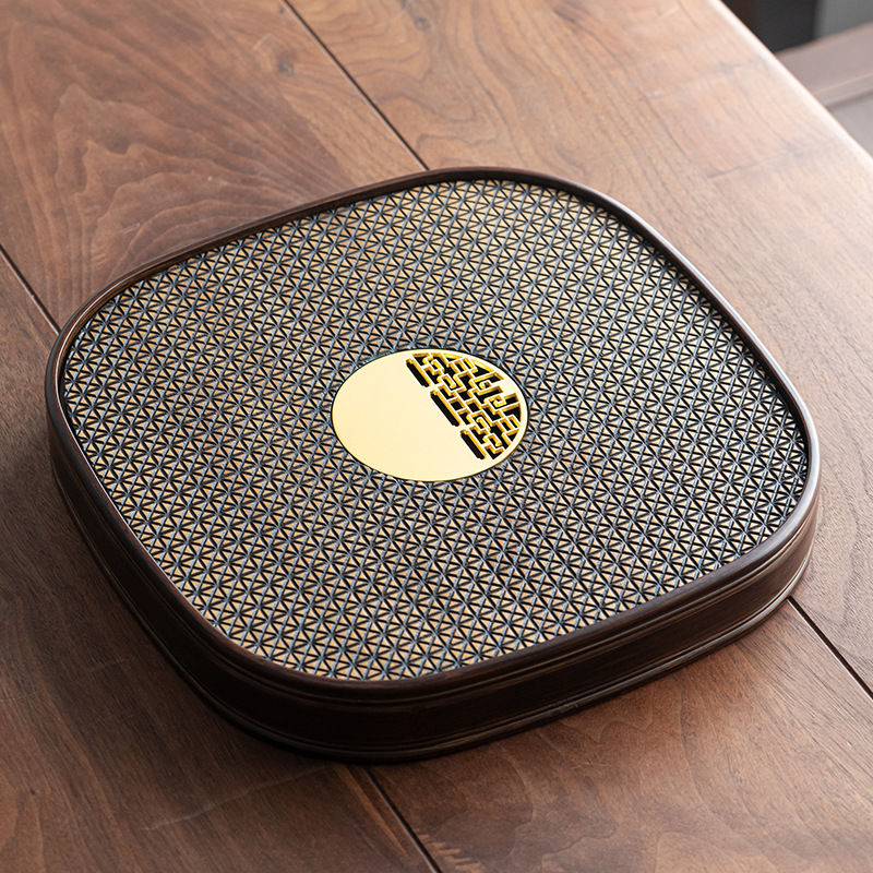 Bamboo Kung Fu Tea Tray with Water Storage and Drainage Tray