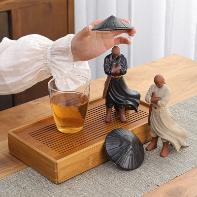 Chinese Knight Tea Strainer Tea Stand Accessories 01