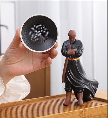 Chinese Knight Tea Strainer Tea Stand Accessories