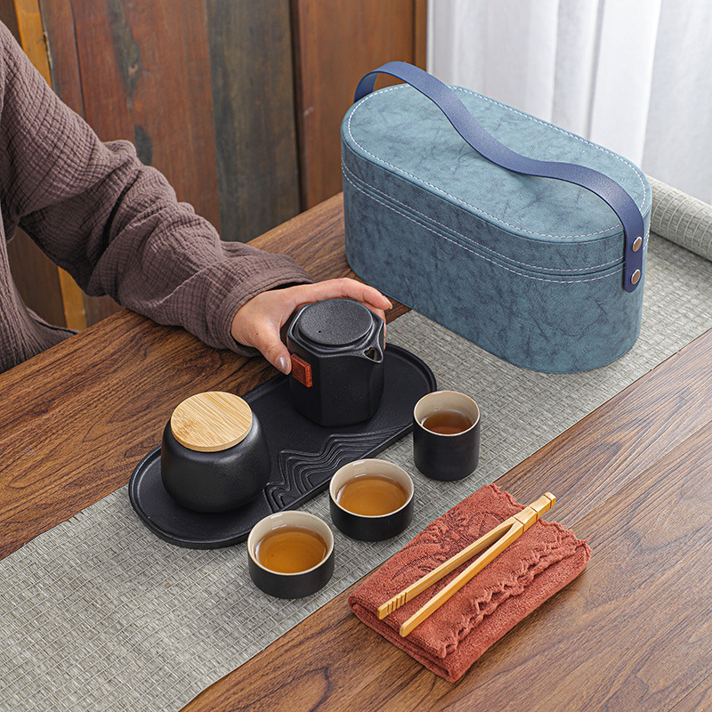 Outdoor Travel Tea Set Tea Tray Tea Can