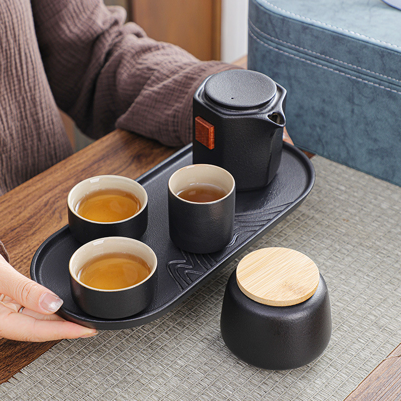 Outdoor Travel Tea Set Tea Tray Tea Can