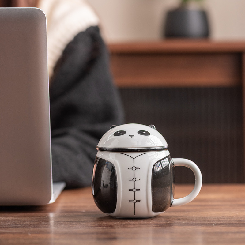 Panda Filter Tea Cup Tea Water Separation Cup