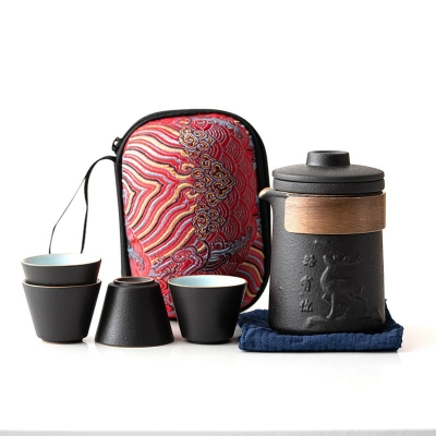 Coarse Pottery Japanese Anti-scalding Teapot Tea Cup 01