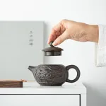 Fine Chinese Element Purple Clay Teapot
