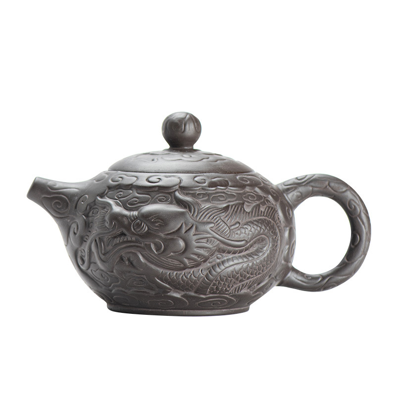 Fine Chinese Element Purple Clay Teapot