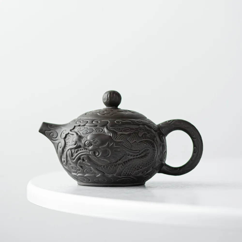 Fine Chinese Element Purple Clay Teapot