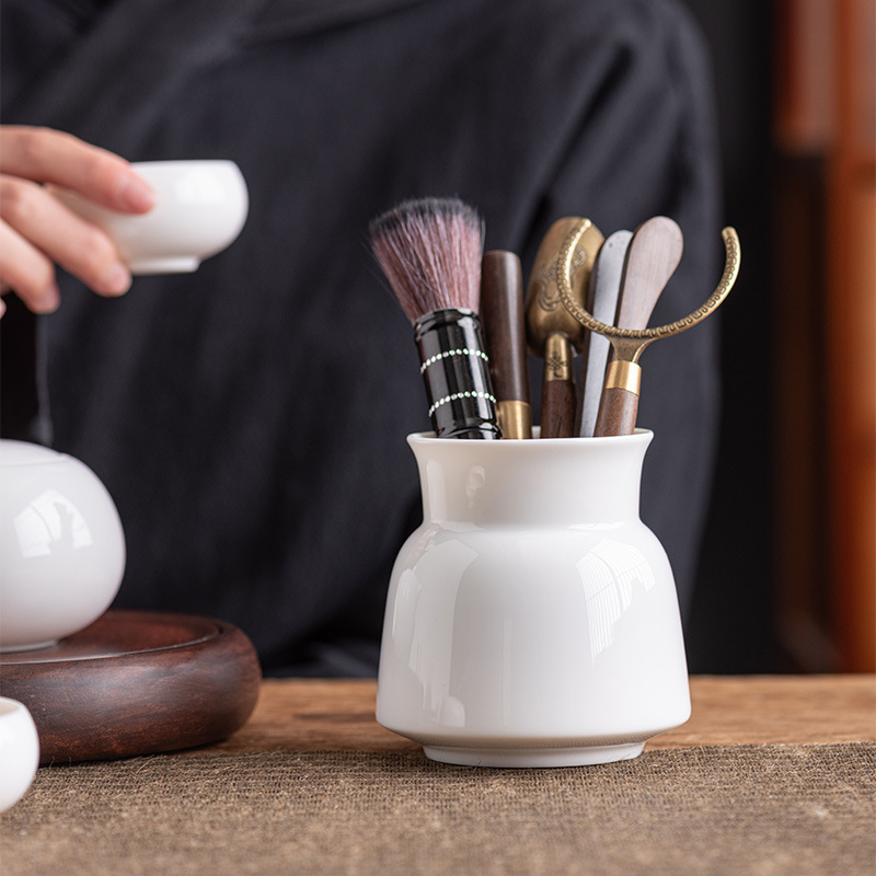 Chinese Kung Fu Tea Set 5 Pieces Wooden Tea Ceremony Utensils Tool Set