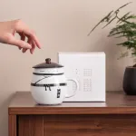 Chinese Style Filter Tea Cup Tea Water Separation Cup