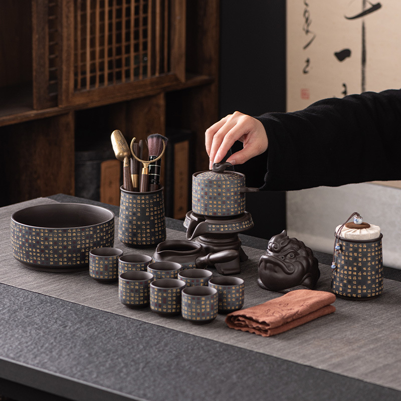 Chinese Style High-end Tea Set Complete Teapot Gift Box