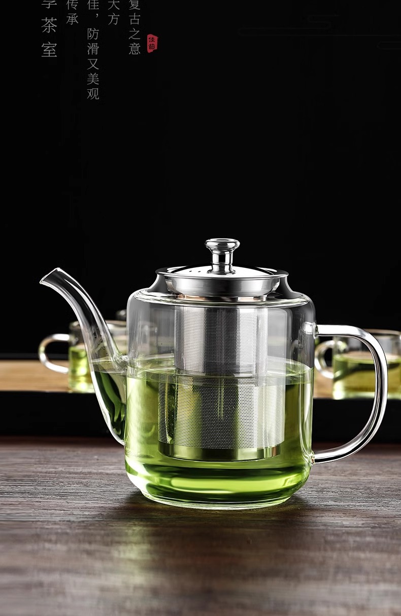 High Borosilicate Glass Teapot