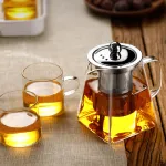 Home Filter Teapot Thickened Glass Resistant to High Temperatures