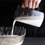 High Borosilicate Glass Kitchen Baking Measuring Cup With Scale