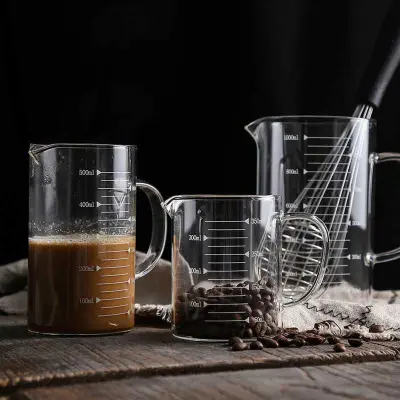 High Borosilicate Glass Kitchen Baking Measuring Cup With Scale 01