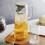 Large Capacity Borosilicate Glass Cold Water Kettle