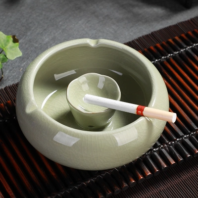 Creative Large Ceramic Household Business Ashtray 02