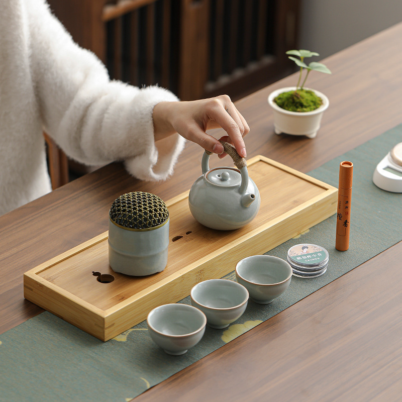 Creative Chinese Style Business Gift High-End Tea Set