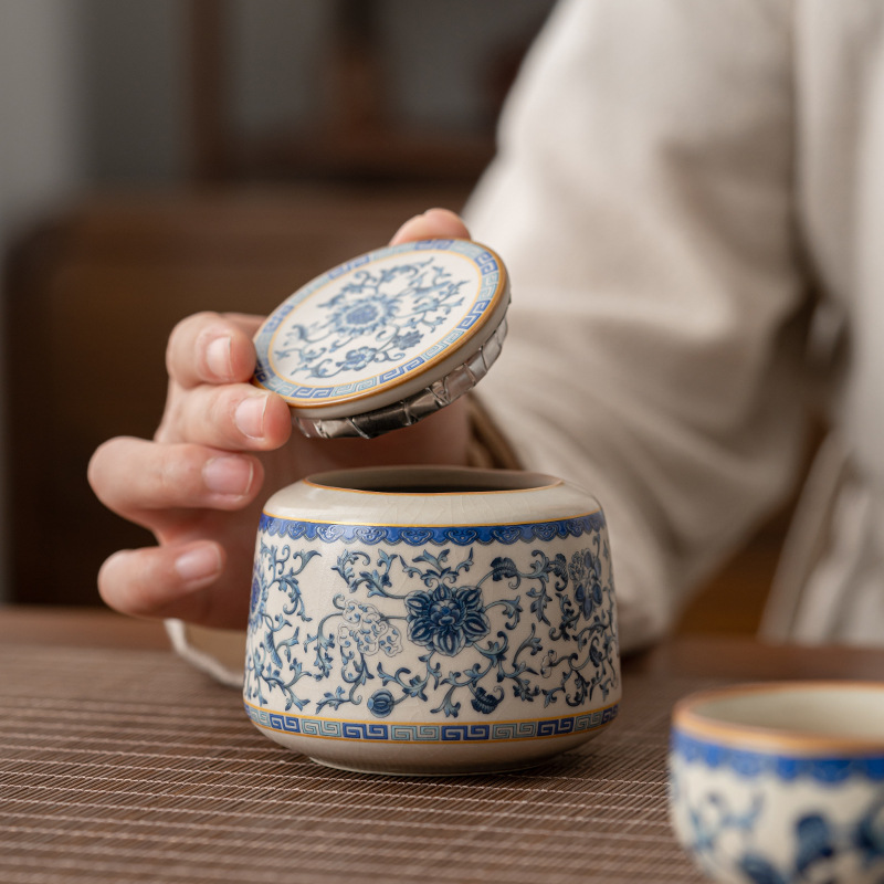 Chinese Style Household Moisture-proof Tea Can