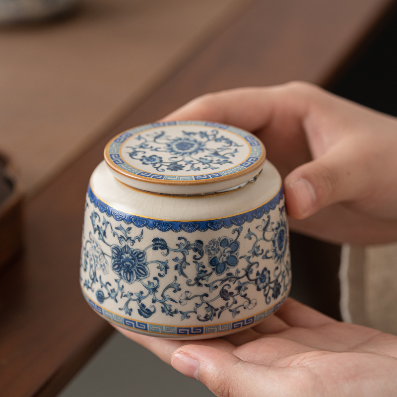 Chinese Style Household Moisture-proof Tea Can