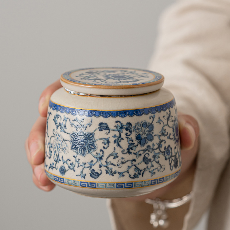 Chinese Style Household Moisture-proof Tea Can